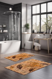 Mijölnir Juego de alfombrillas de baño CT-5361 de 2 piezas Multicolor